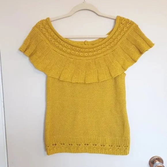 NWOT anthropologie knit sleeveless top - Picture 1 of 7